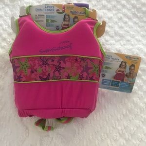 Swim School Swim trainer vest and swimsuit